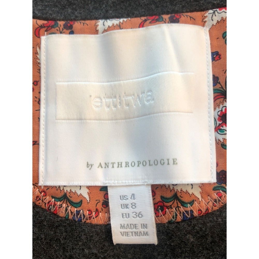 Anthropologie ett:twa The‎ Ultimate Pea Coat Size 4 - Picture 12 of 15